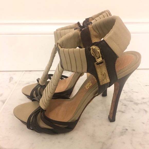 L.A.M.B peep toe heels - Picture 3 of 6